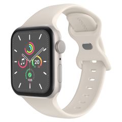 imoshion Bracelet en silicone⁺ Apple Watch Series 1-9 / SE / Ultra (2) - 42/44/45/49 mm - Lumière stellaire - Taille M/L