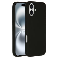 Accezz Coque Liquid Silicone avec MagSafe iPhone 16 Plus - Noir