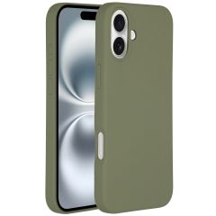 Accezz Coque Liquid Silicone avec MagSafe iPhone 16 Plus - Cooper Green