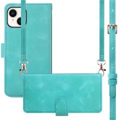 imoshion Etui de téléphone portefeuille avec cordon iPhone 15 - Turquoise