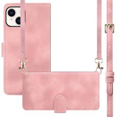 imoshion Etui de téléphone portefeuille avec cordon iPhone 15 - Rose