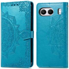 imoshion Etui de téléphone portefeuille Mandala OnePlus Nord 4 - Turquoise