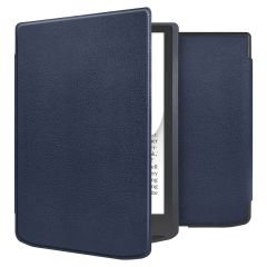 imoshion Slim Soft Sleepcover Pocketbook InkPad Color 3 / InkPad 4 - Bleu foncé