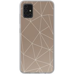 imoshion Coque Design Samsung Galaxy A51 - Graphic Lines Beige