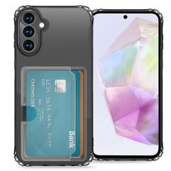 iMoshion Coque silicone avec porte-cartes Samsung Galaxy A35 - Transparent