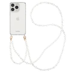 imoshion Coque avec dragonne + ﻿bracelet iPhone 15 Pro Max - Perles cœurs