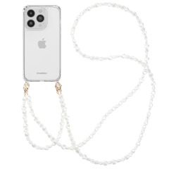 imoshion Coque avec dragonne + ﻿bracelet iPhone 14 Pro - Perles cœurs