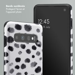 Selencia Coque arrière Vivid Samsung Galaxy S10 - Trendy Leopard