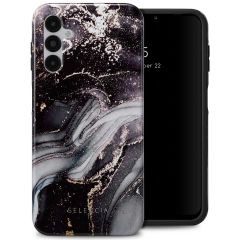 Selencia Coque arrière Vivid Samsung Galaxy A14 (5G/4G) - Chic Marble Black