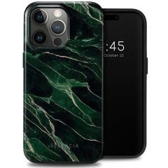 Selencia Coque arrière Vivid iPhone 15 Pro Max - Chic Marble Quartz