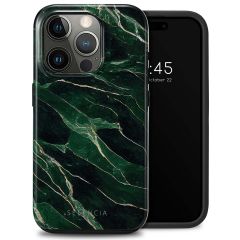 Selencia Coque arrière Vivid iPhone 15 Pro - Chic Marble Quartz