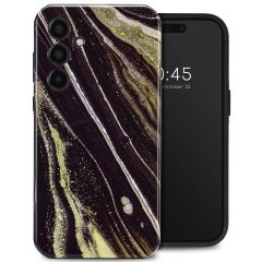 Selencia Coque arrière Vivid Samsung Galaxy A35 - Chic Marble