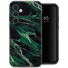 Selencia Coque arrière Vivid Samsung Galaxy A35 - Chic Marble Quartz