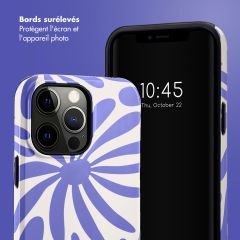 Selencia Coque arrière Vivid iPhone 14 Pro Max - Modern Bloom Sapphire Blue