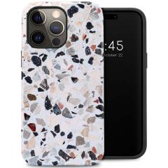 Selencia Coque arrière Vivid iPhone 14 Pro Max - Chic Terazzo