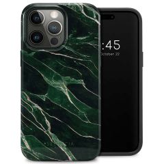 Selencia Coque arrière Vivid iPhone 14 Pro Max - Chic Marble Quartz