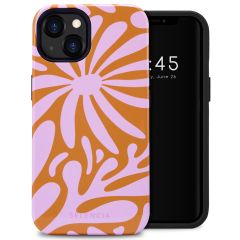 Selencia Coque arrière Vivid iPhone 13 - Modern Bloom Pink