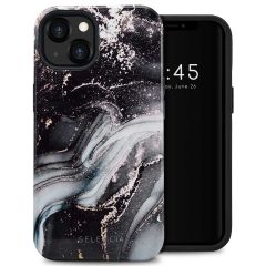 Selencia Coque arrière Vivid iPhone 13 - Chic Marble Black