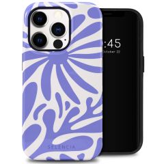 Selencia Coque arrière Vivid iPhone 14 Pro - Modern Bloom Sapphire Blue