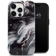 Selencia Coque arrière Vivid iPhone 14 Pro - Chic Marble Black