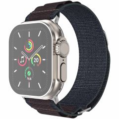 imoshion Bracelet en nylon Alpine Apple Watch Series 1-10 / SE / Ultra (2) - 42/44/45/46/49 mm - Indigo