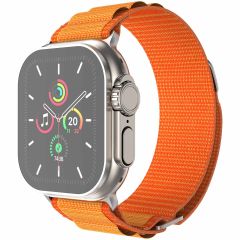 iMoshion Bracelet en nylon Alpine Apple Watch Series 1-9 / SE / Ultra (2) - 42/44/45/49 mm - Orange