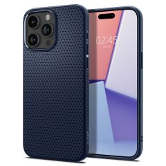 Spigen Coque Liquid Air iPhone 15 Pro Max - Navy Blue