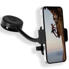 Accezz Support de téléphone pour voiture Samsung Galaxy A32 (5G) - Universel - Tableau de bord - Noir