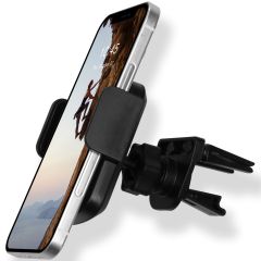 Accezz Support de téléphone pour voiture Samsung Galaxy A32 (5G) - Réglable - Universel - Grille de ventilation - Noir