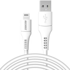 Accezz Câble Lightning vers USB iPhone 8 Plus - Certifié MFi - 2 mètre - Blanc