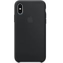 Apple Coque en silicone iPhone Xs / X - Noir