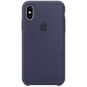 Apple Coque en silicone iPhone Xs / X - Midnight Blue