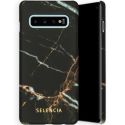 Selencia Coque Maya Fashion Samsung Galaxy S10 - Marble Black