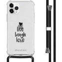 imoshion Coque Design avec cordon iPhone 11 Pro - Live Laugh Love