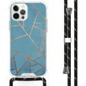 imoshion Coque Design avec cordon iPhone 12 (Pro) - Blue Graphic