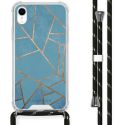 imoshion Coque Design avec cordon iPhone Xr - Blue Graphic