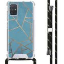 imoshion Coque Design avec cordon Samsung Galaxy A71 - Blue Graphic