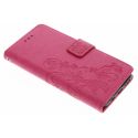 Etui de téléphone Fleurs de Trèfle Samsung Galaxy S8 - Rose