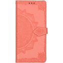 Etui de téléphone portefeuille Samsung Galaxy A71 - Orange