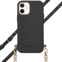 Selencia Coque Aina Serpent avec corde iPhone 12 Mini - Noir