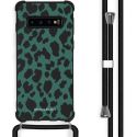 imoshion Coque Design avec cordon Samsung Galaxy S10 Plus - Panther Illustration