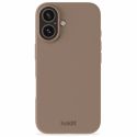 Holdit Coque Silicone iPhone 16 Plus - Mocha Brown