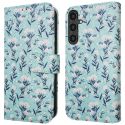 iMoshion Étui de téléphone portefeuille Design Samsung Galaxy S23 FE - Blue Flowers