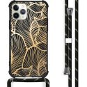 imoshion Coque Design avec cordon iPhone 11 Pro Max - Golden Leaves