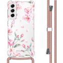 imoshion Coque Design avec cordon Samsung Galaxy S21 - Blossom Watercolor