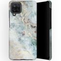 Selencia Coque Maya Fashion Samsung Galaxy A12 - Marble Blue