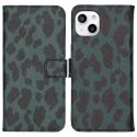 imoshion Coque silicone design iPhone 13 - Green Leopard