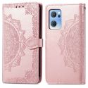 imoshion Etui de téléphone Mandala Oppo Find X5 Lite 5G - Rose Dorée