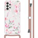 imoshion Coque Design avec cordon Samsung Galaxy A13 (4G) - Blossom Watercolor