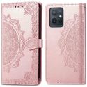 imoshion Etui de téléphone portefeuille Mandala Oppo A77 - Rose Dorée